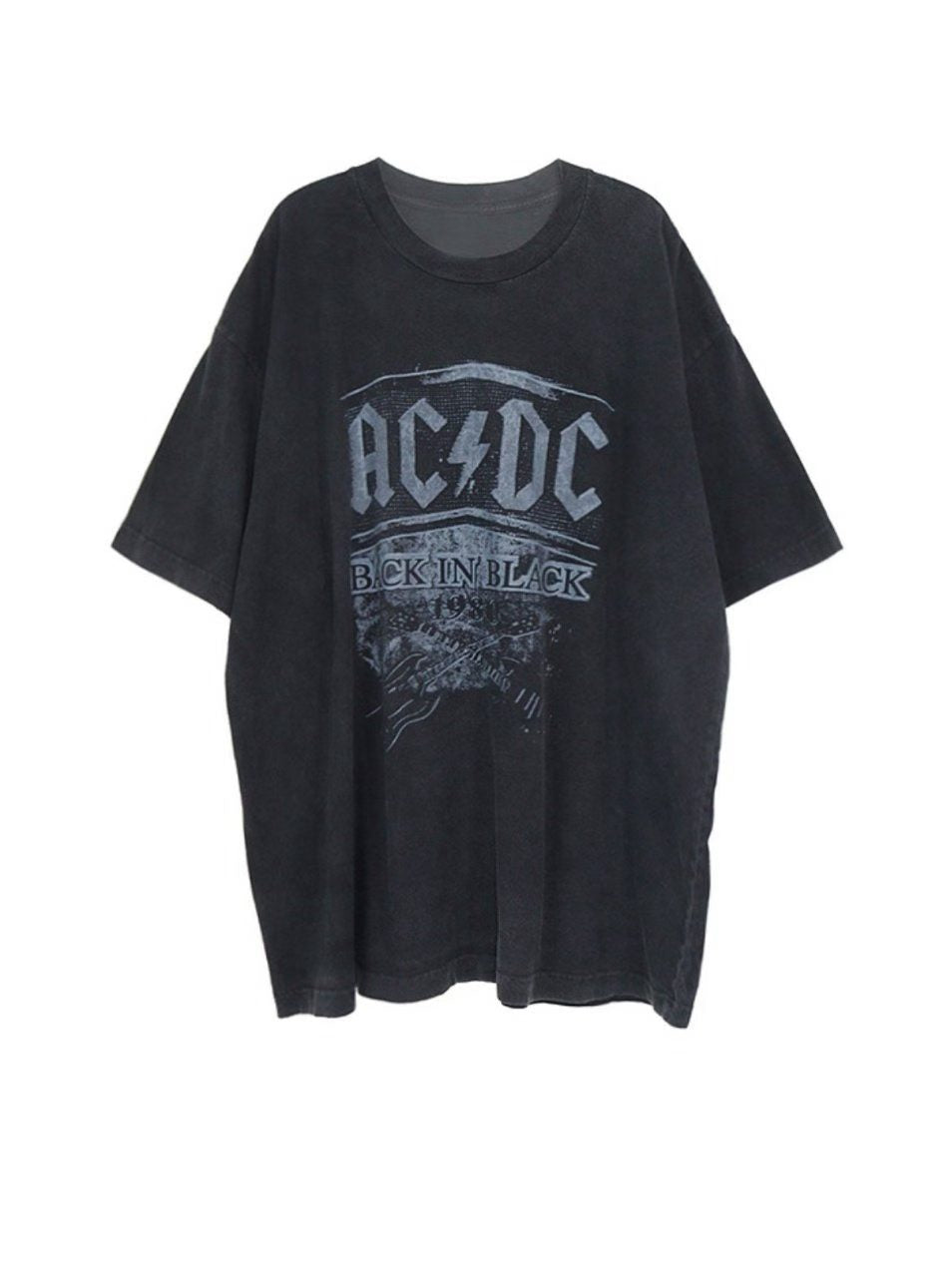 AC/DC Back In Black Vintage Washed Tee