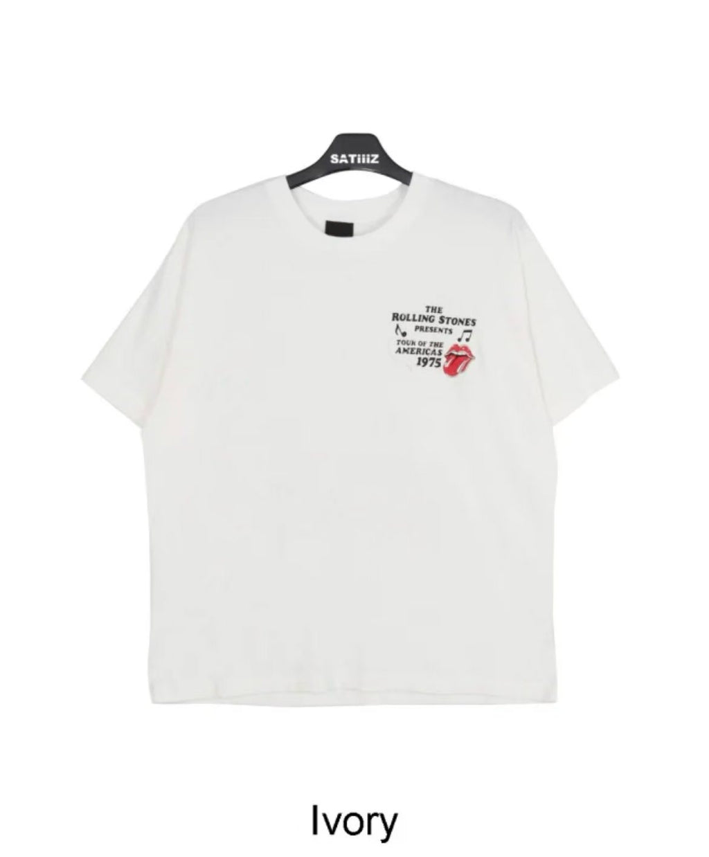 The Rolling Stones Tour of the Americas 1975 Archive Vintage Washed Tee