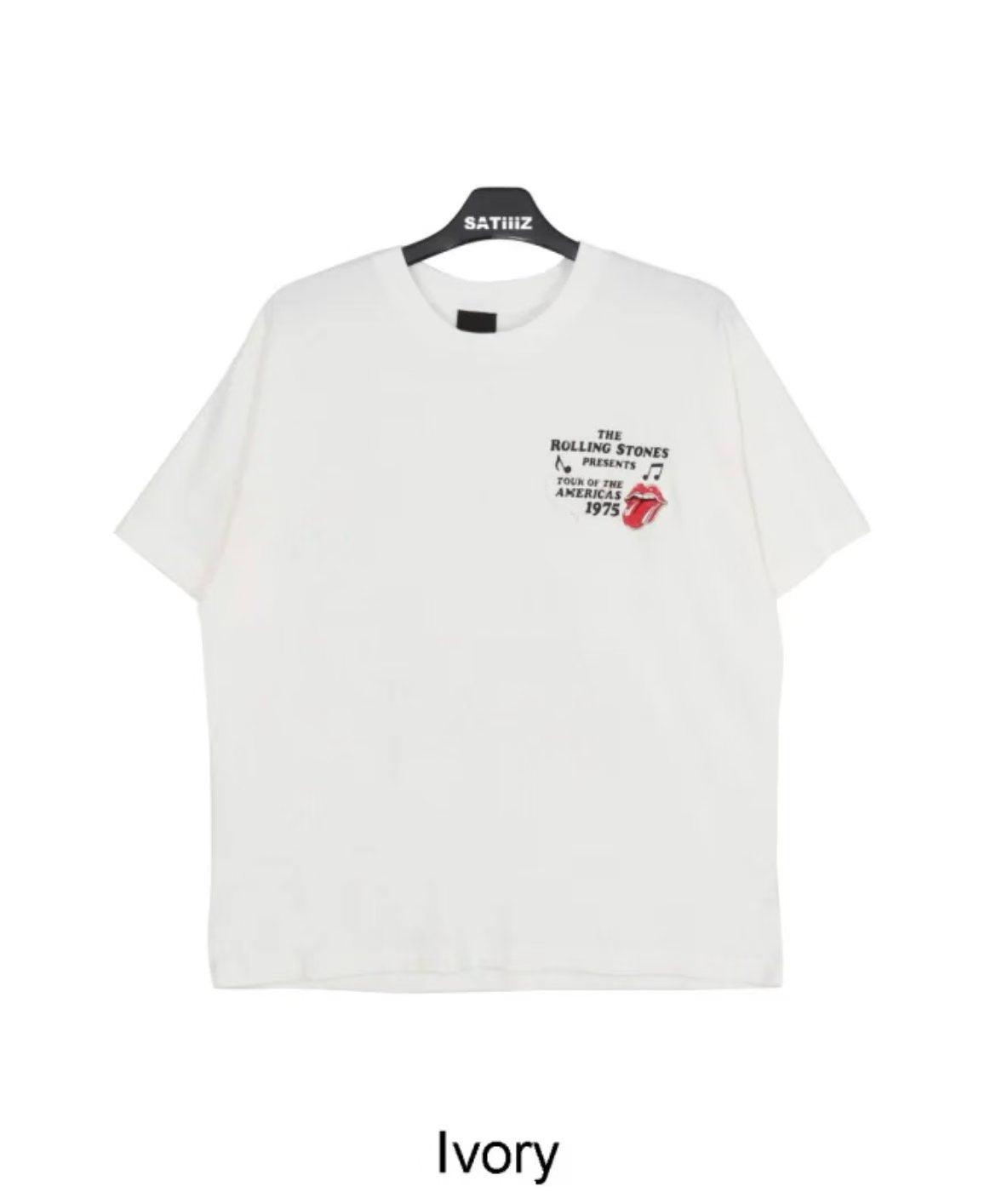 The Rolling Stones Tour of the Americas 1975 Archive Vintage Washed Tee