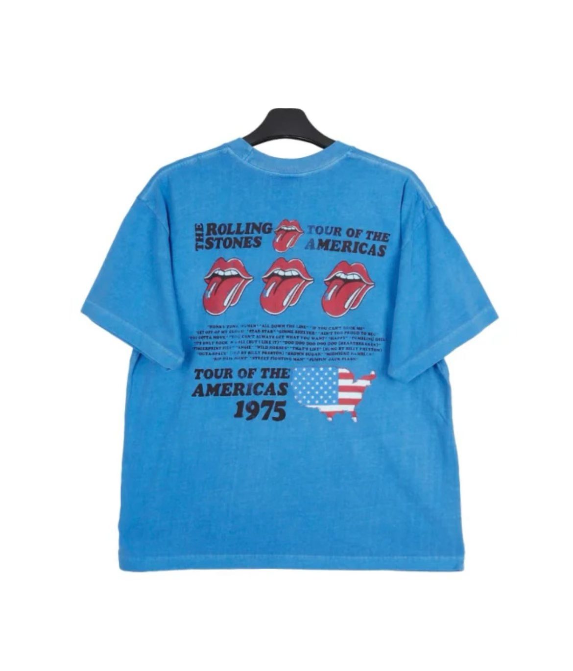 The Rolling Stones Tour of the Americas 1975 Archive Vintage Washed Tee