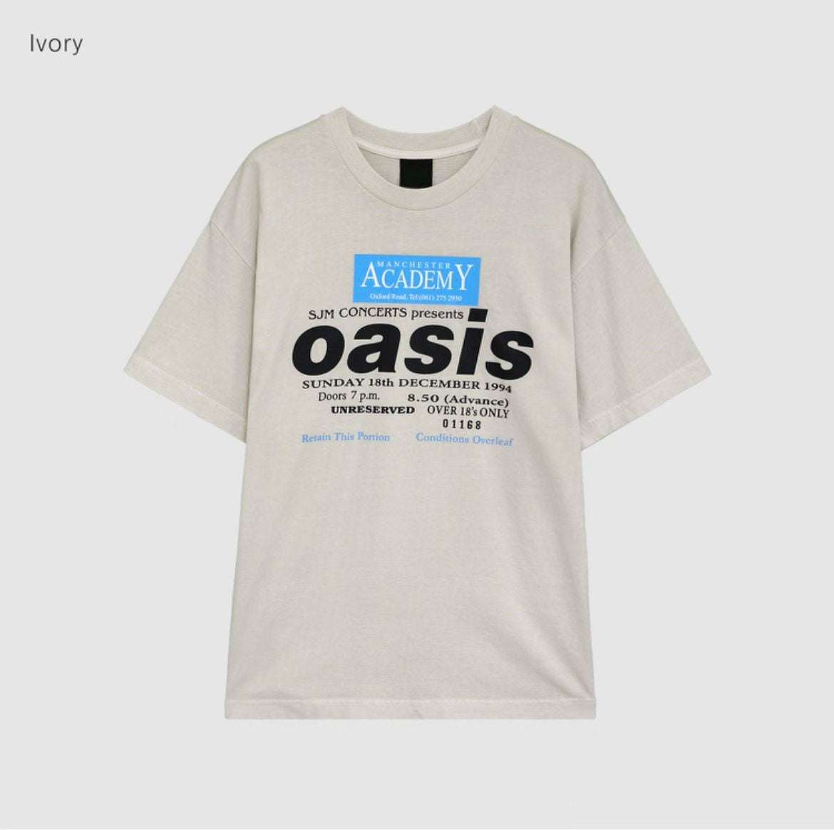 Oasis Manchester Academy 1994 Archive Tee