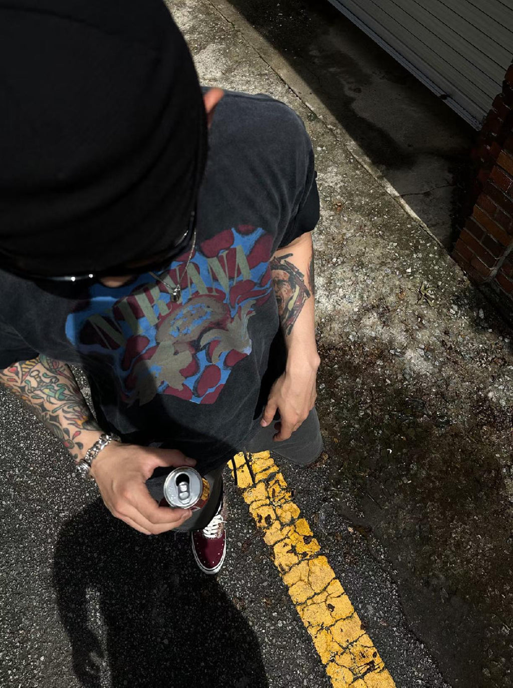 Nirvana Heart-Shaped Box Archive Vintage Washed Tee