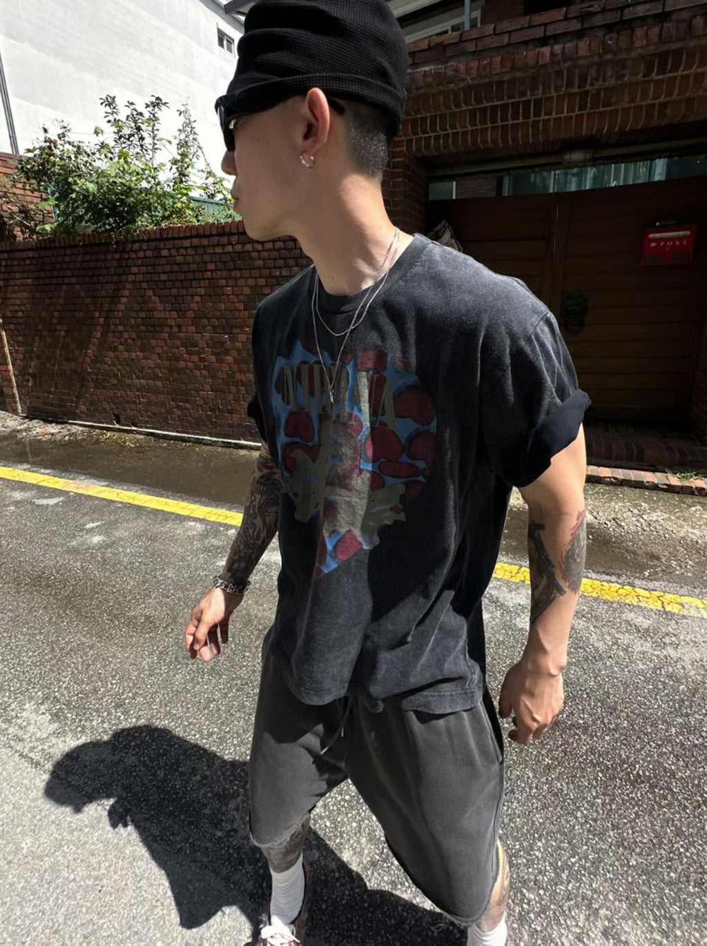 Nirvana Heart-Shaped Box Archive Vintage Washed Tee