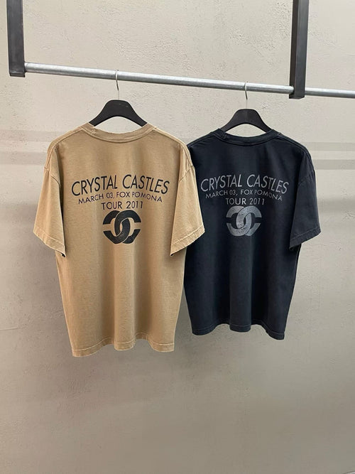 Crystal Castles Fox Pomona Tour 2011 Vintage Tee