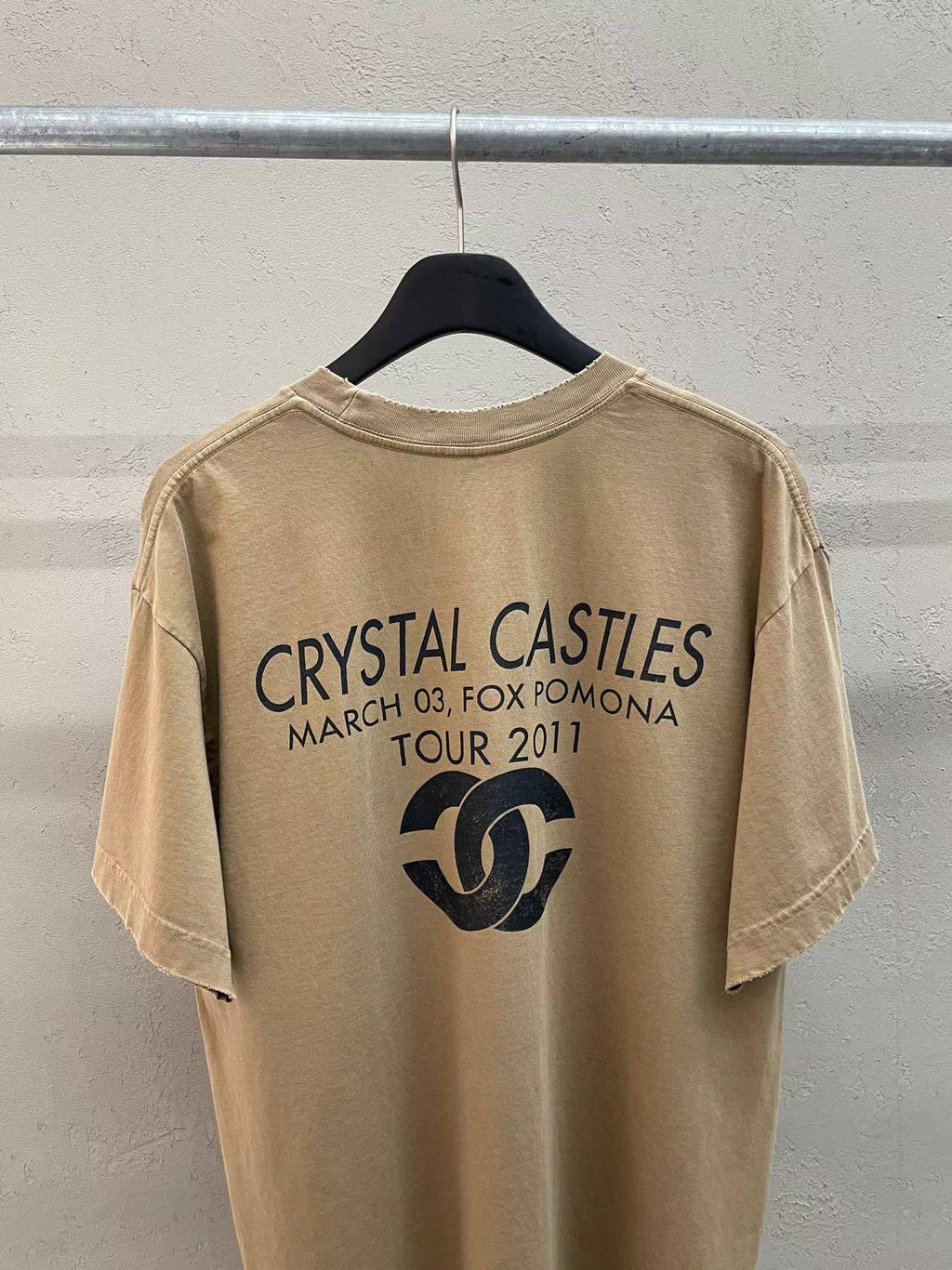 Crystal Castles Fox Pomona Tour 2011 Vintage Tee