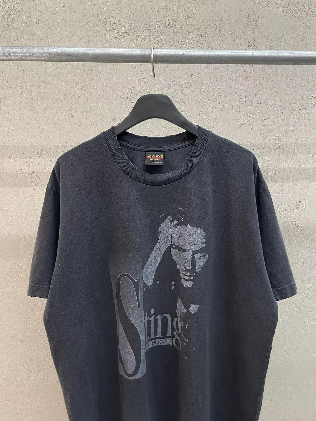 Sting Nothing Like The Sun World Tour 1987-1988 Archive Vintage Washed Tee
