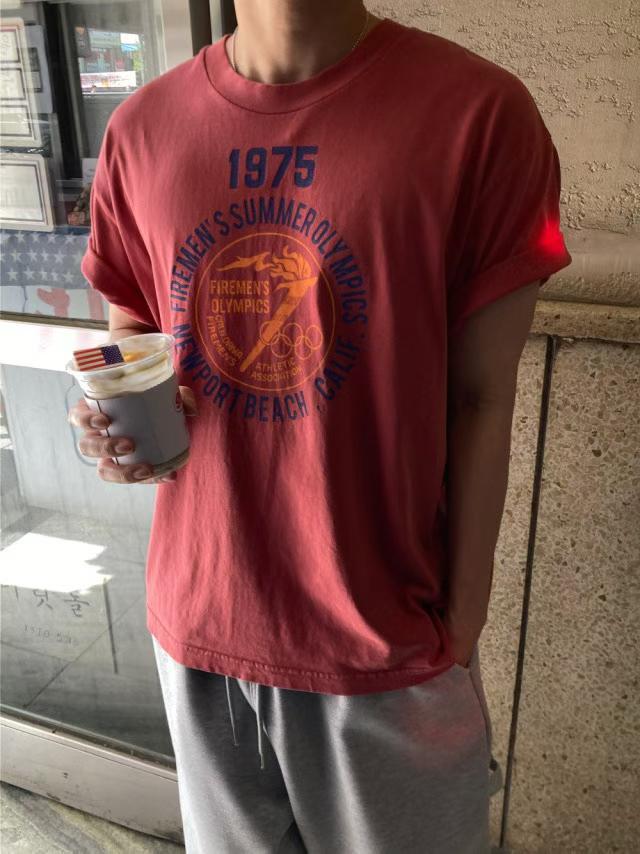 1975 Firemen's Summer Olympics Newport Beach Vintage Washed Tee