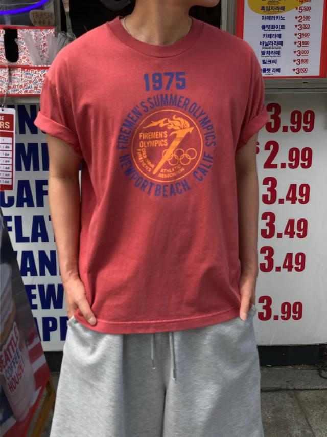 1975 Firemen's Summer Olympics Newport Beach Vintage Washed Tee