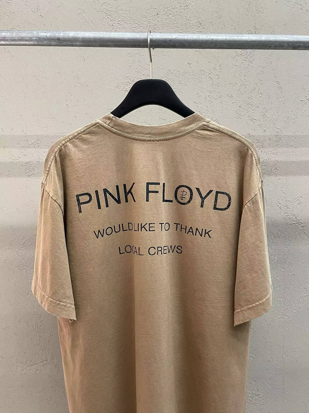 Pink Floyd Would Like To Thank Local Crews Archive Vintage Washed Tee