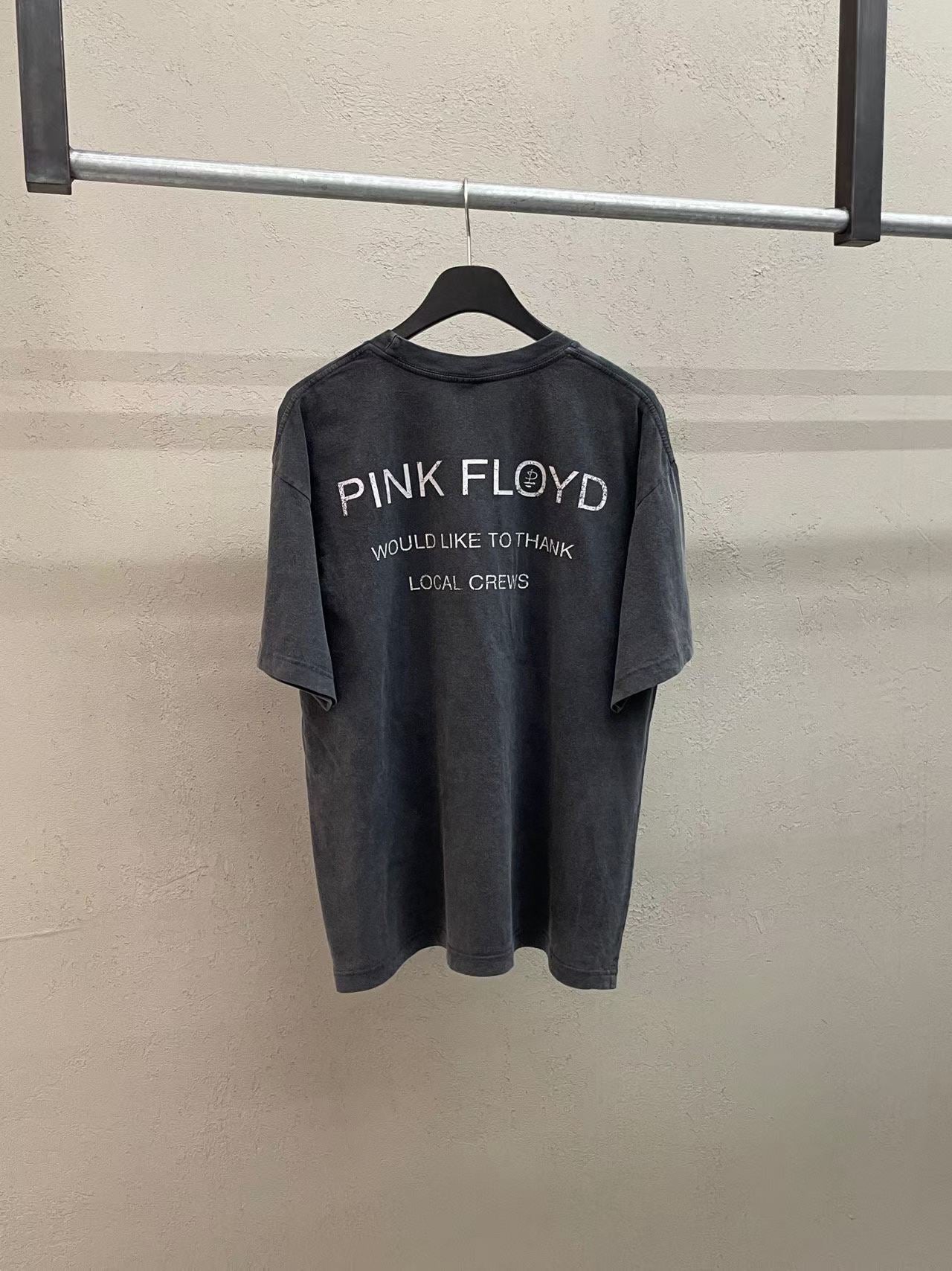 Pink Floyd Would Like To Thank Local Crews Archive Vintage Washed Tee