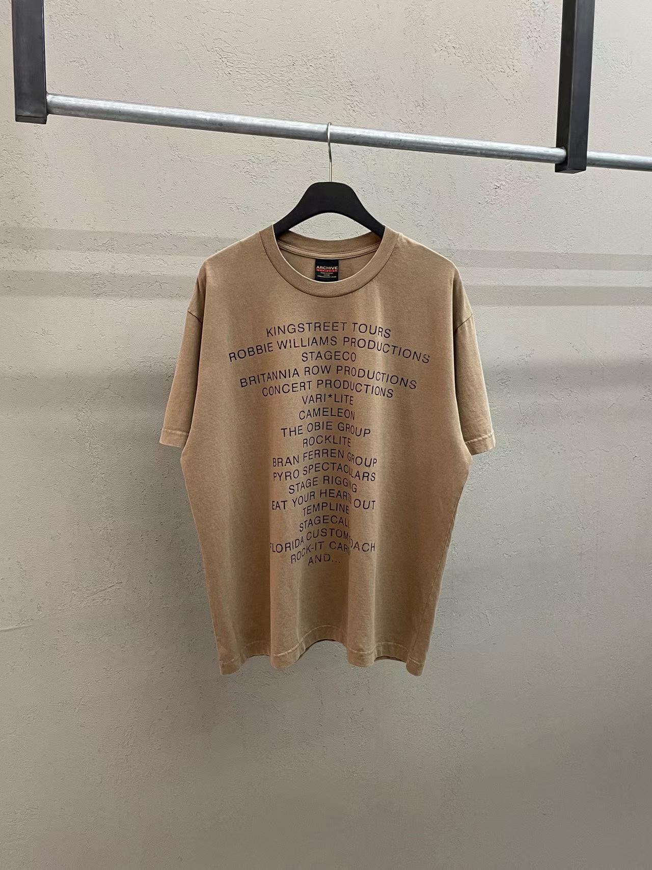 Pink Floyd Would Like To Thank Local Crews Archive Vintage Washed Tee