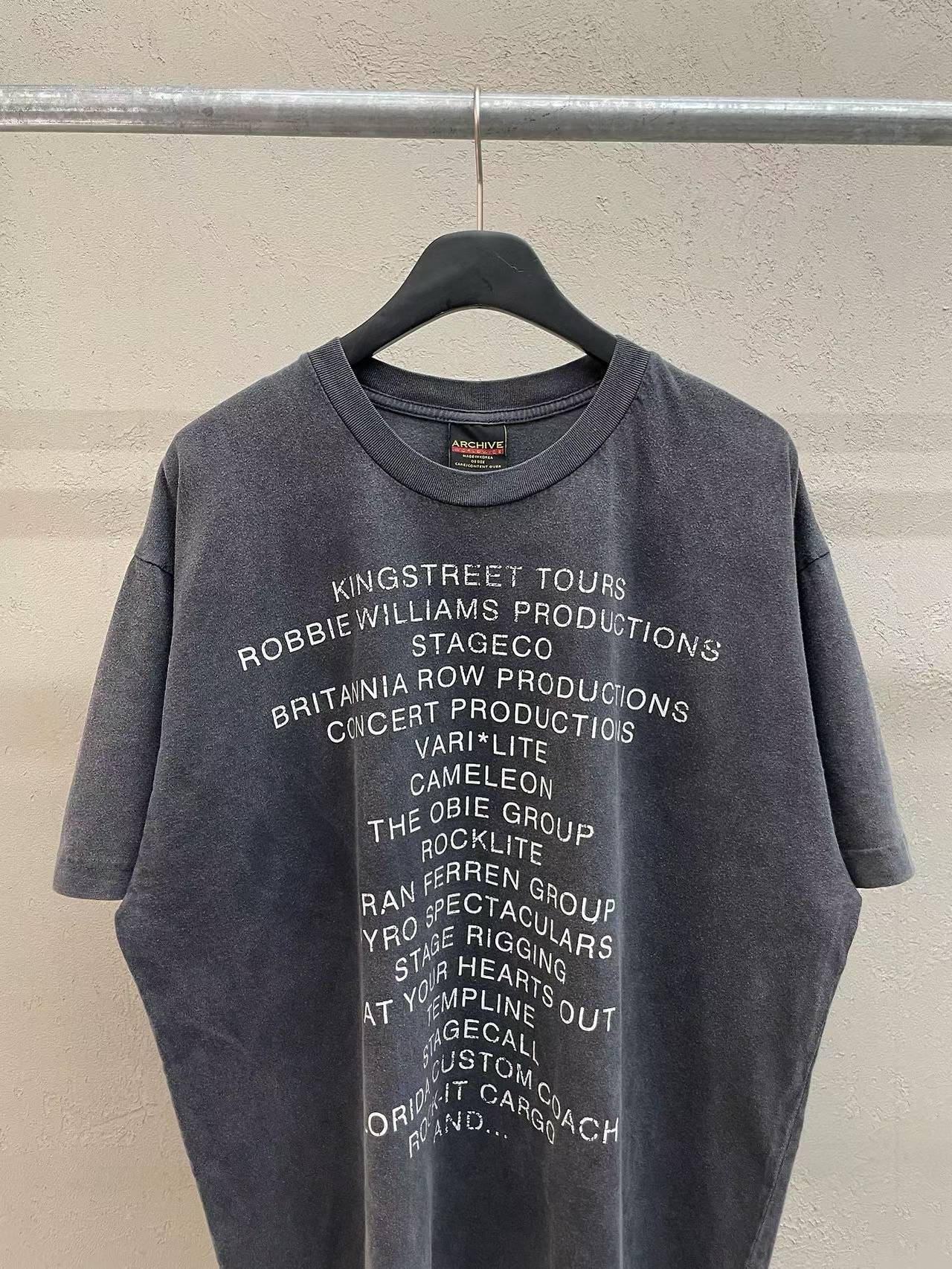 Pink Floyd Would Like To Thank Local Crews Archive Vintage Washed Tee
