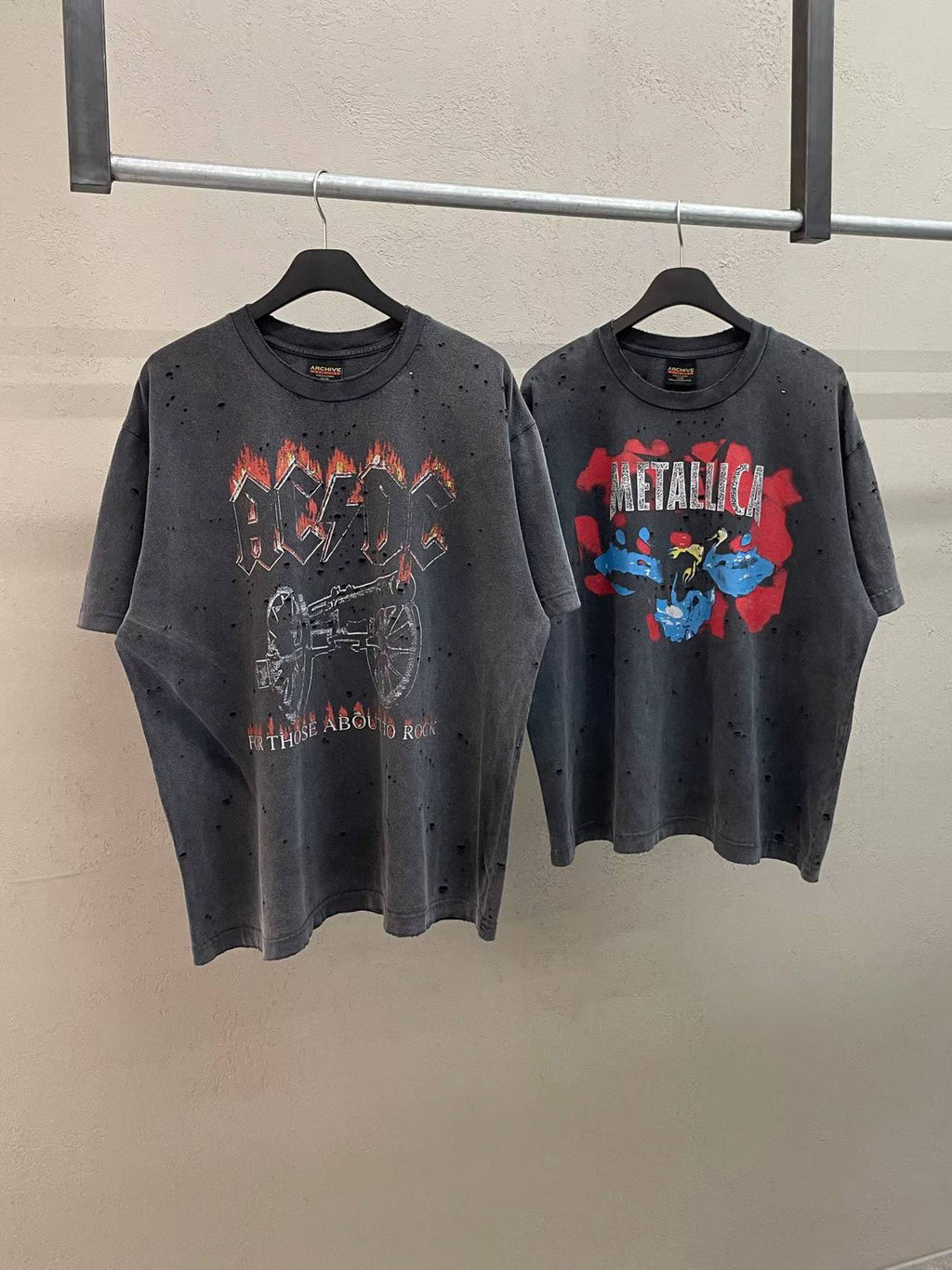 AC/DC For Those About To Rock Destroyed Tee