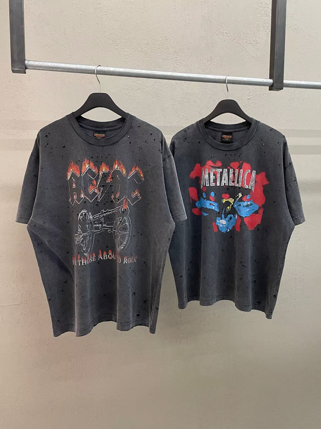 AC/DC For Those About To Rock Destroyed Tee