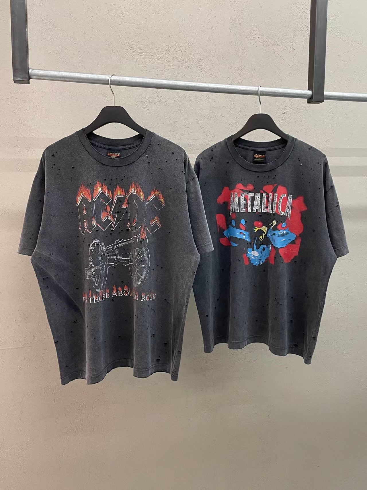 AC/DC For Those About To Rock Destroyed Tee