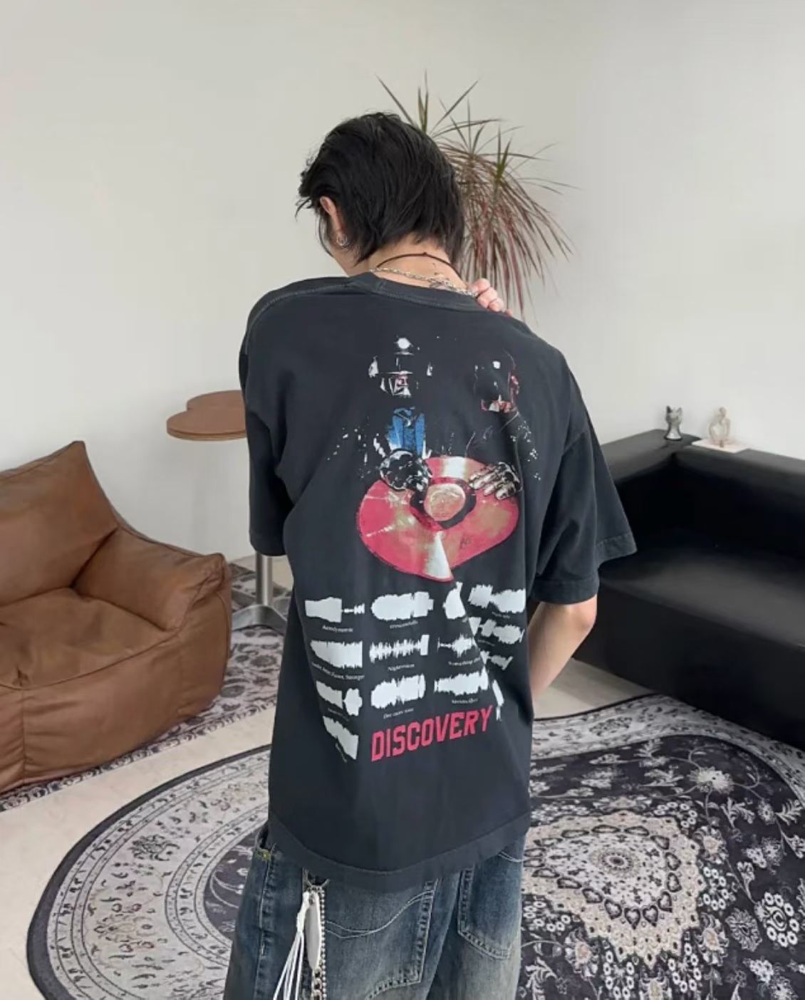 Daft Punk Discovery / Human After All Vintage Tee