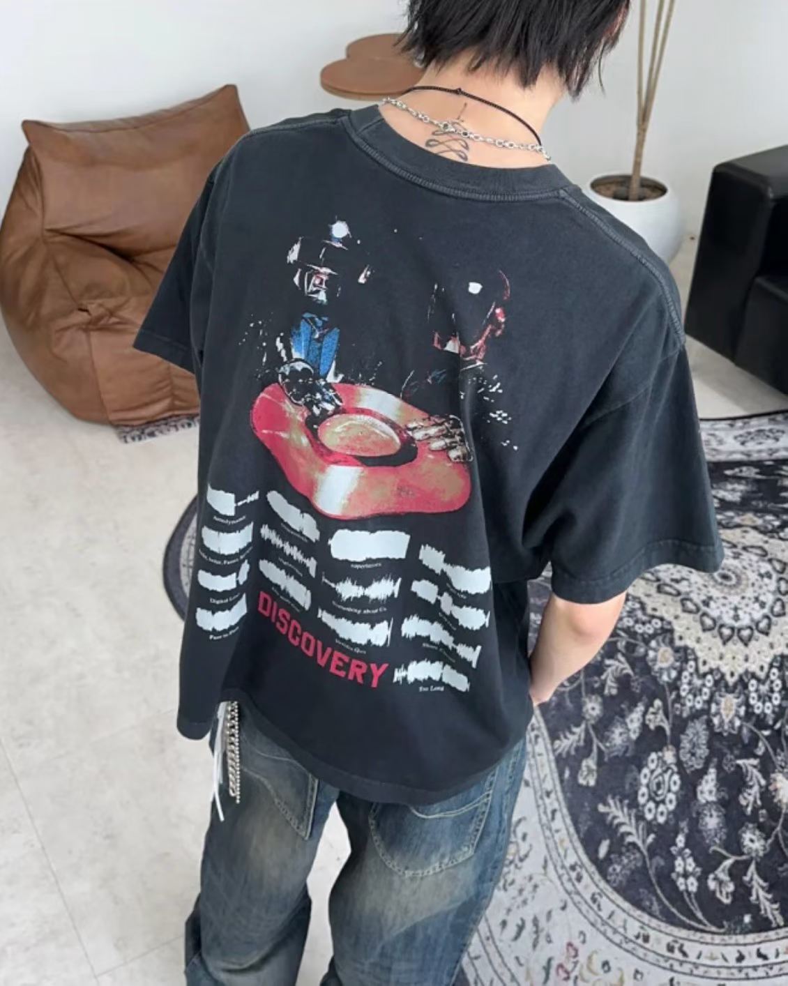 Daft Punk Discovery / Human After All Vintage Tee