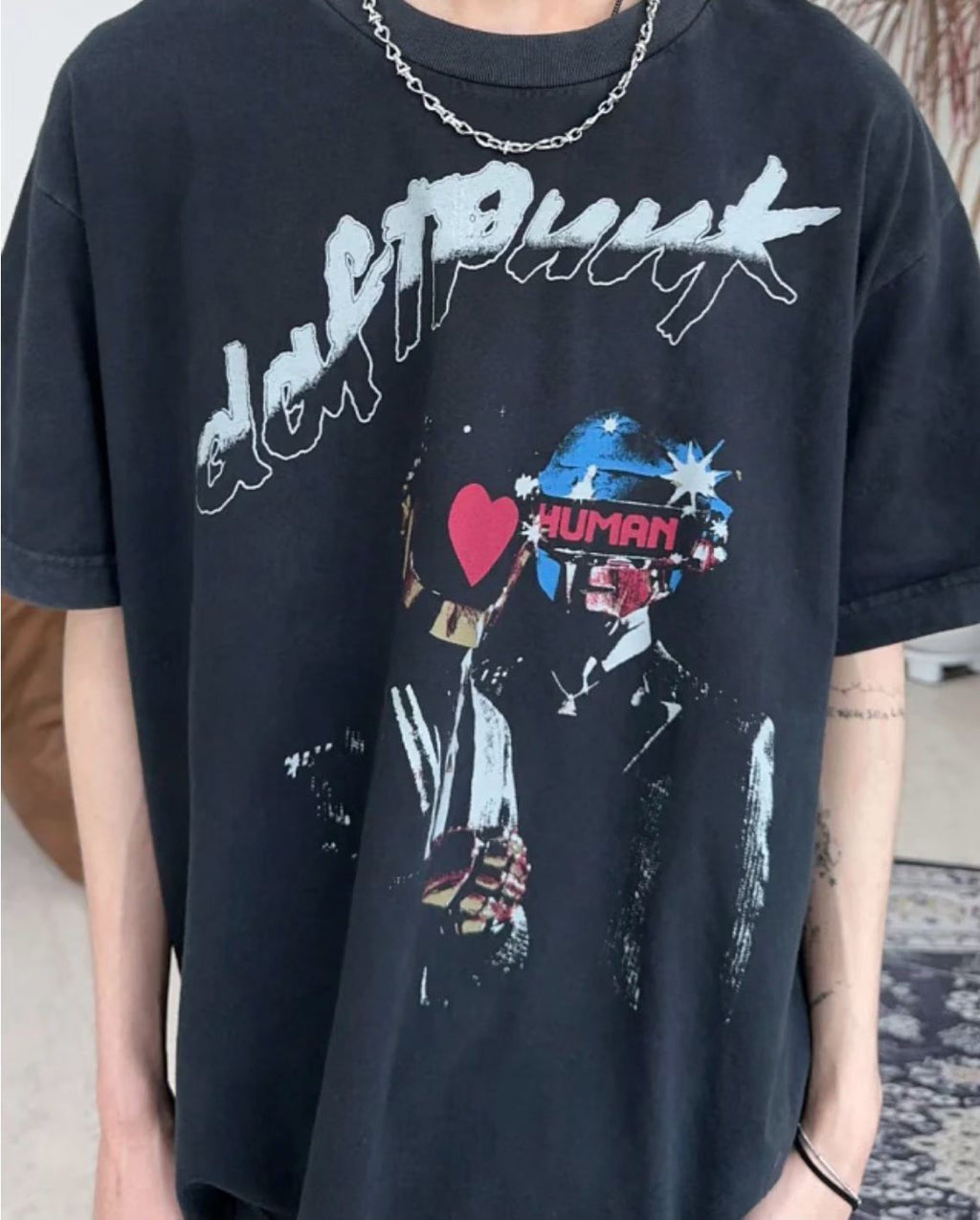 Daft Punk Discovery / Human After All Vintage Tee