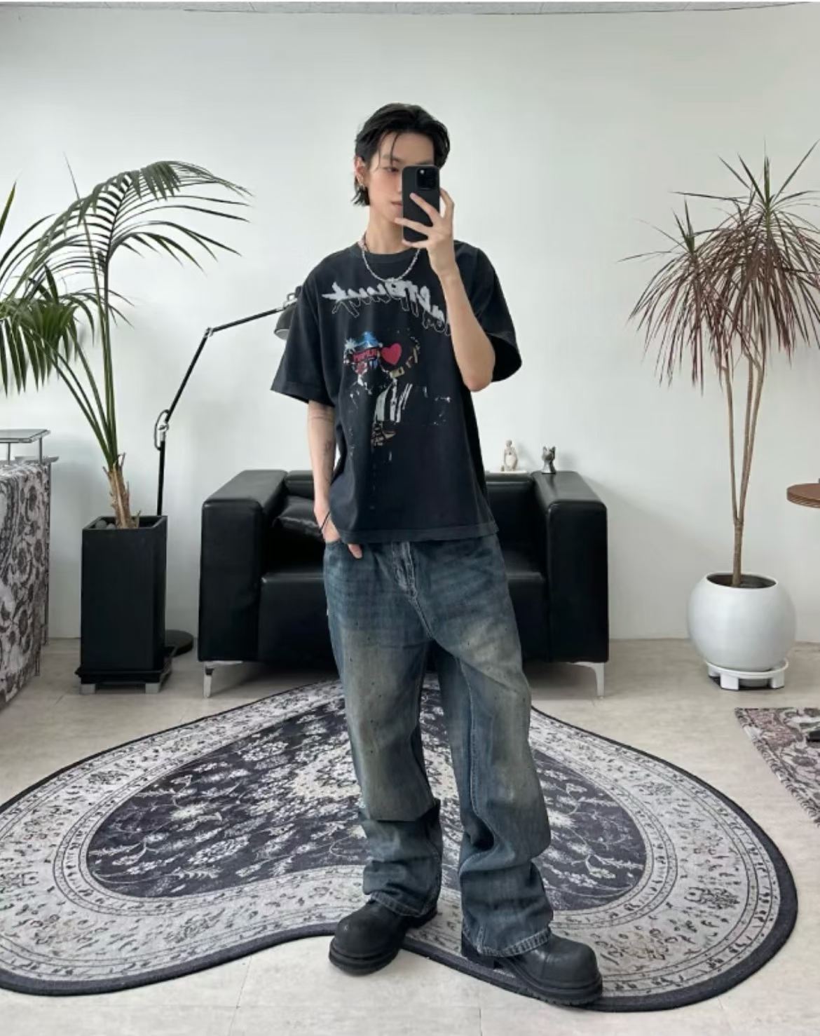 Daft Punk Discovery / Human After All Vintage Tee