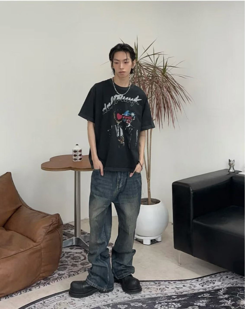 Daft Punk Discovery / Human After All Vintage Tee