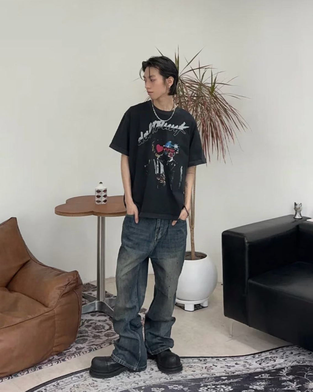 Daft Punk Discovery / Human After All Vintage Tee