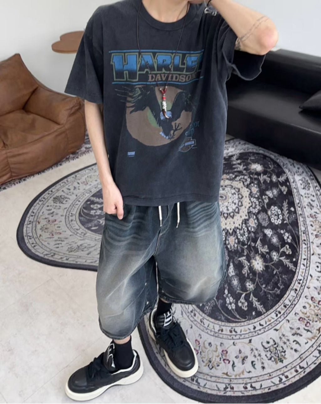 Harley-Davidson Razor Sharp Eagle Vintage Washed Tee