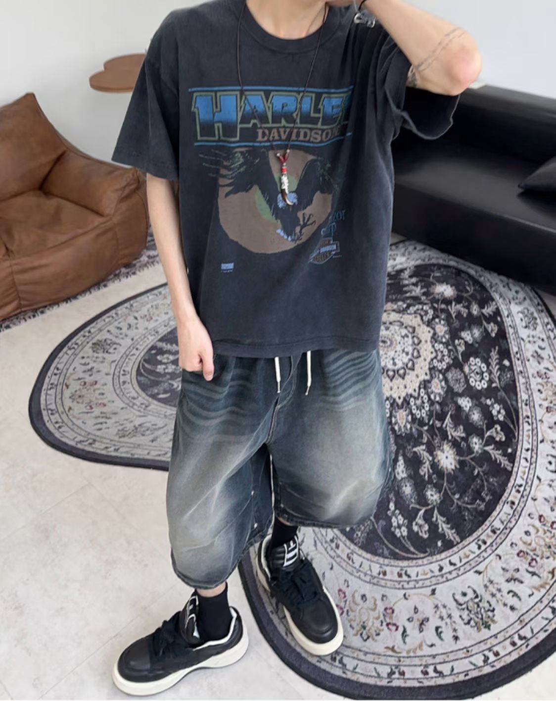 Harley-Davidson Razor Sharp Eagle Vintage Washed Tee