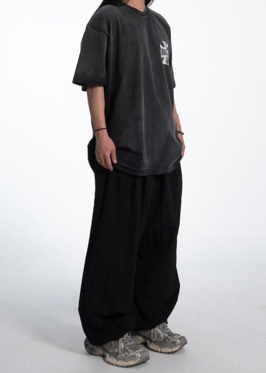 West Coast Choppers Long Beach Archive Vintage Washed Tee Black