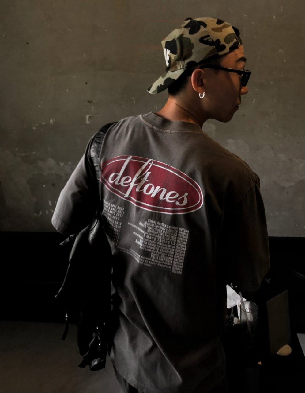 Deftones Around The Fur European Tour Vintage Washed Tee