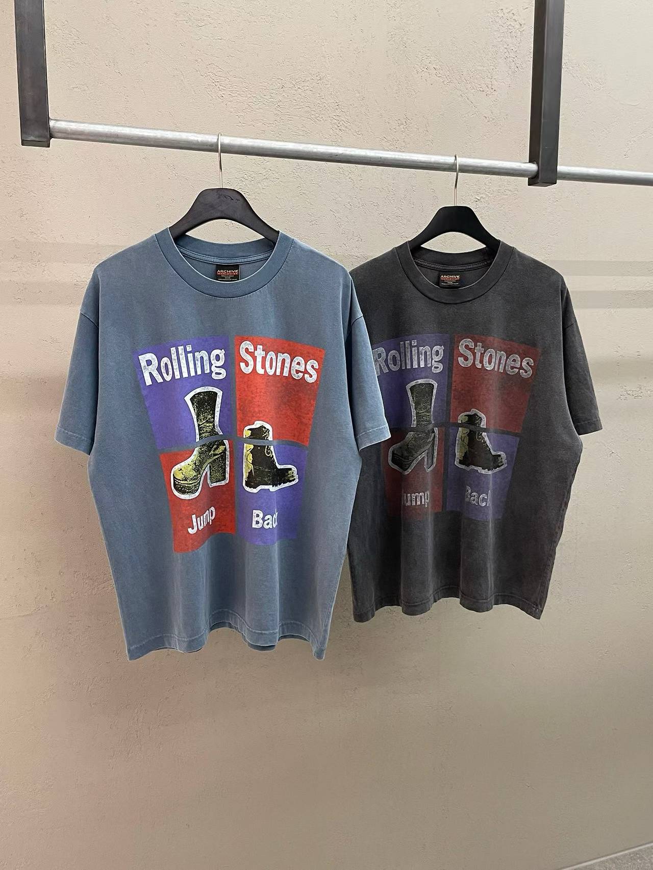 The Rolling Stones Jump Back Archive Vintage Washed Tee