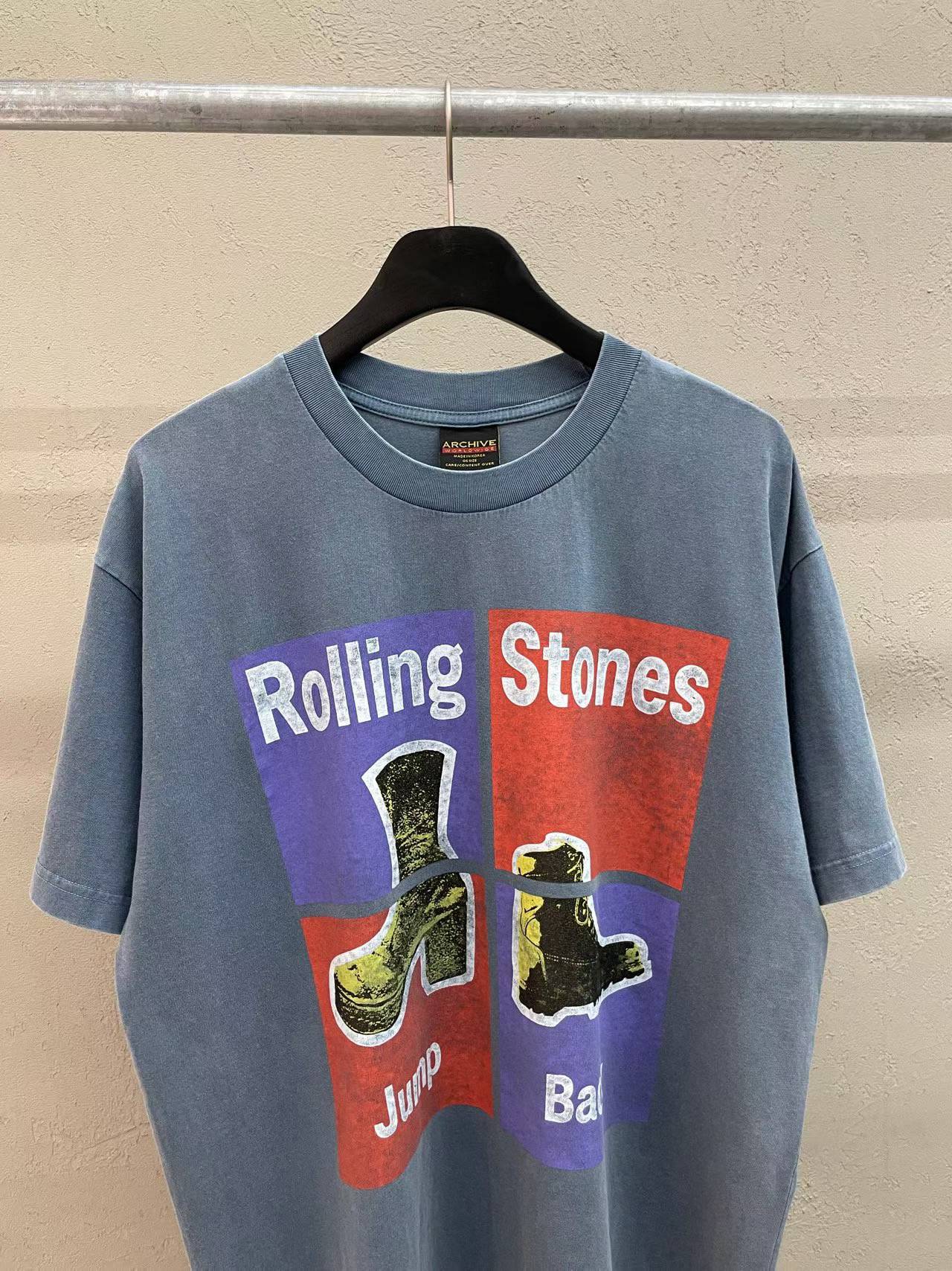 The Rolling Stones Jump Back Archive Vintage Washed Tee