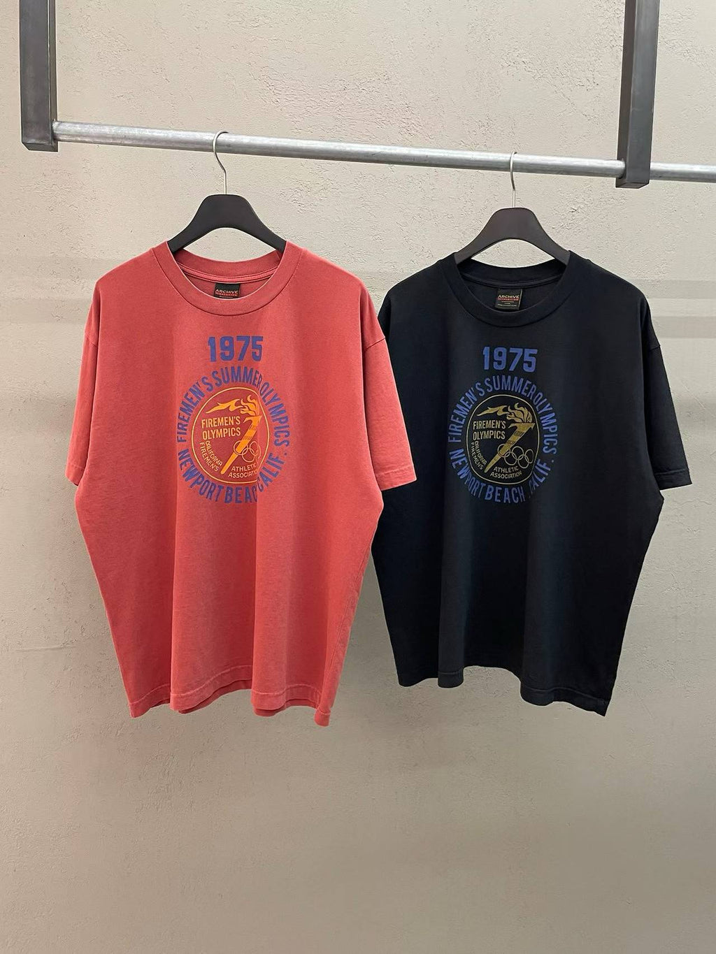 1975 Firemen's Summer Olympics Newport Beach Vintage Washed Tee
