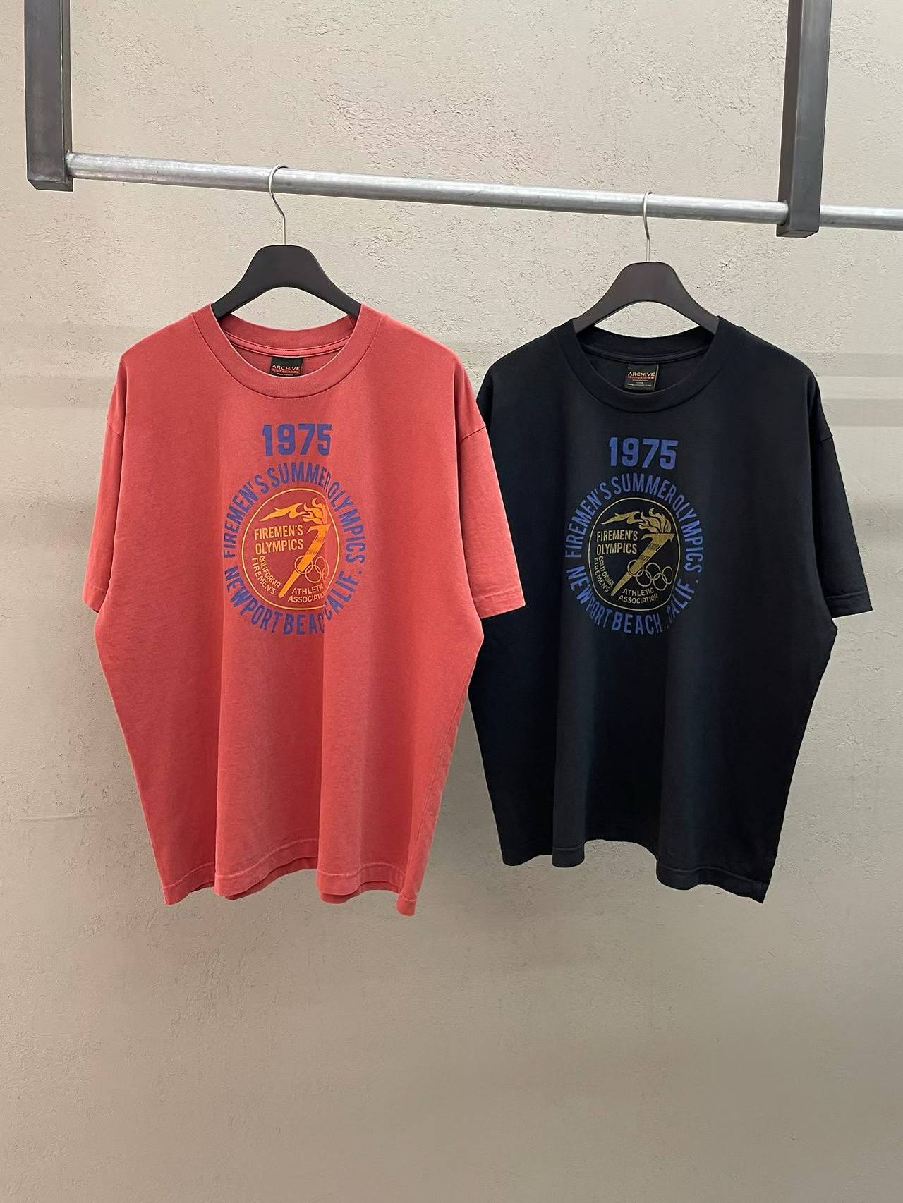 1975 Firemen's Summer Olympics Newport Beach Vintage Washed Tee