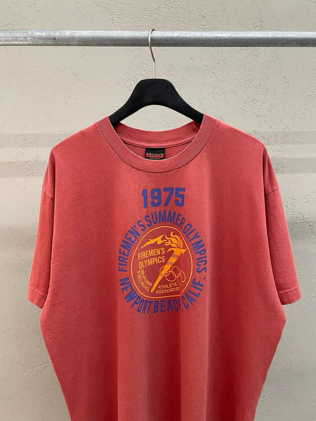 1975 Firemen's Summer Olympics Newport Beach Vintage Washed Tee