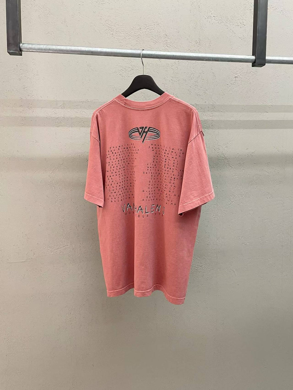 Van Halen 3 World Tour Archive Vintage Washed Tee