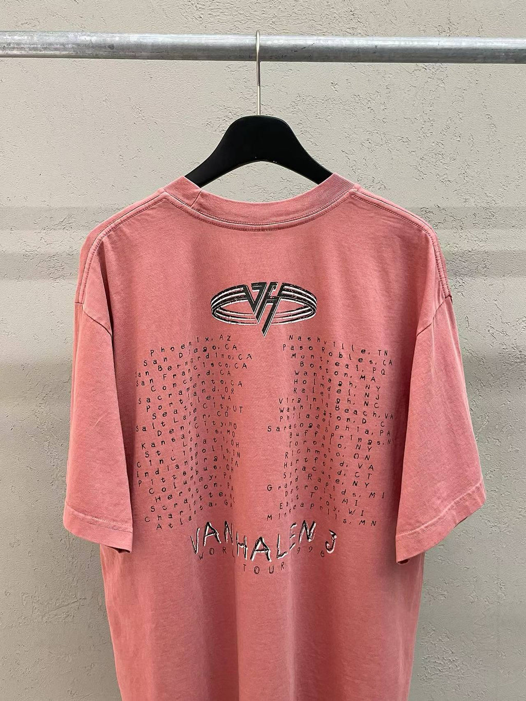 Van Halen 3 World Tour Archive Vintage Washed Tee