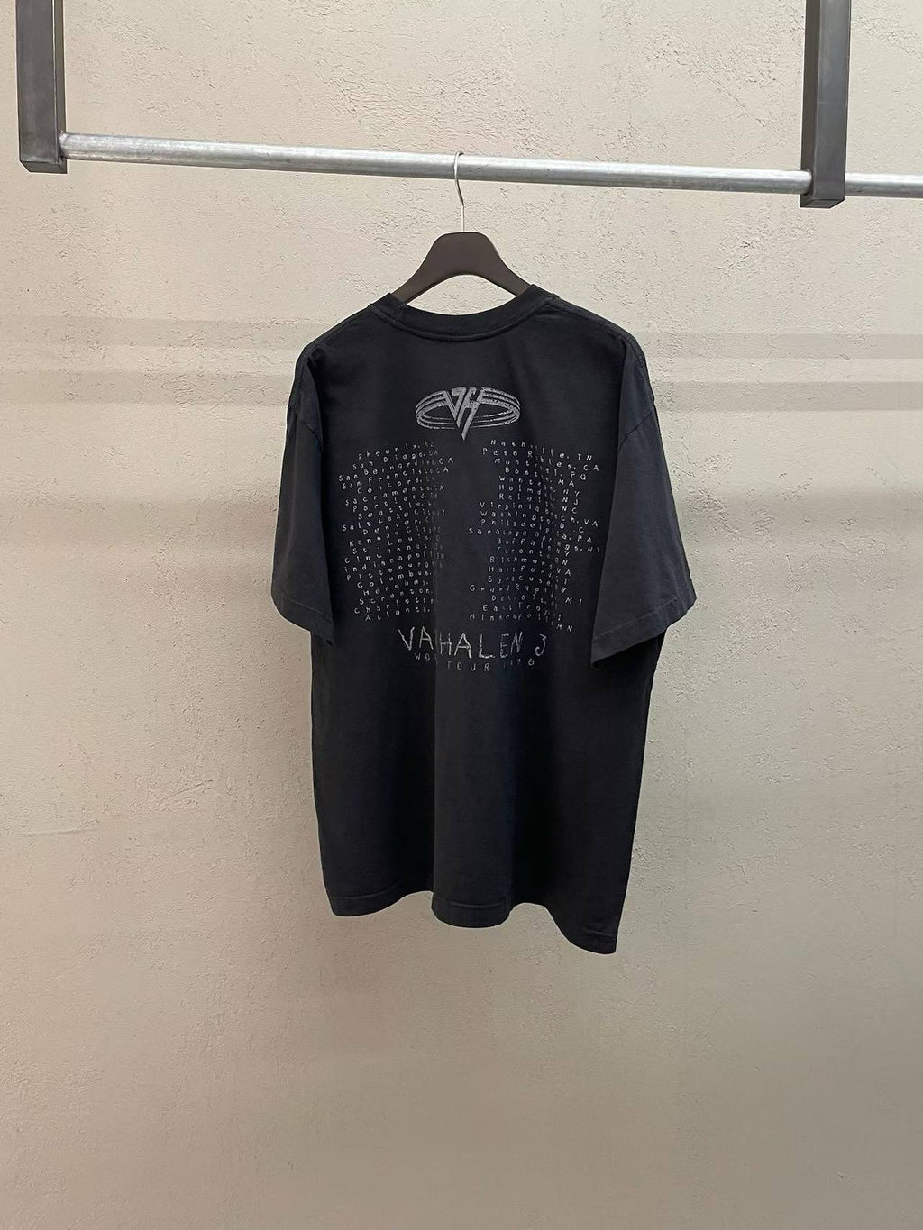 Van Halen 3 World Tour Archive Vintage Washed Tee