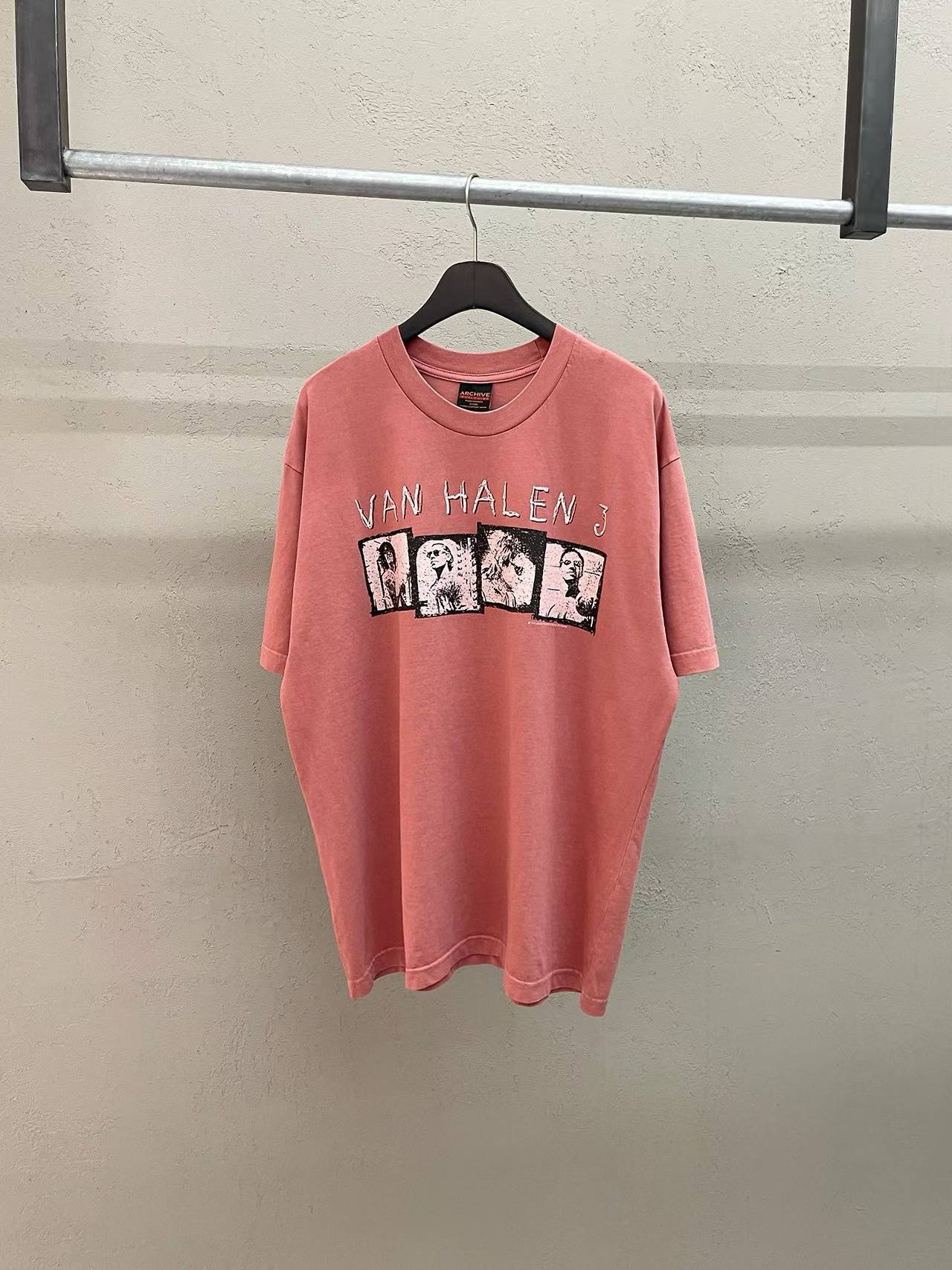 Van Halen 3 World Tour Archive Vintage Washed Tee