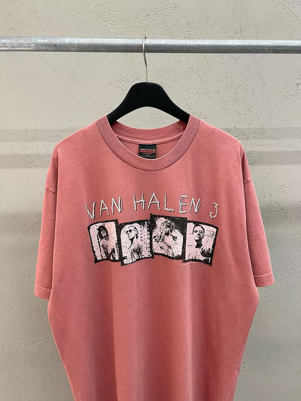 Van Halen 3 World Tour Archive Vintage Washed Tee