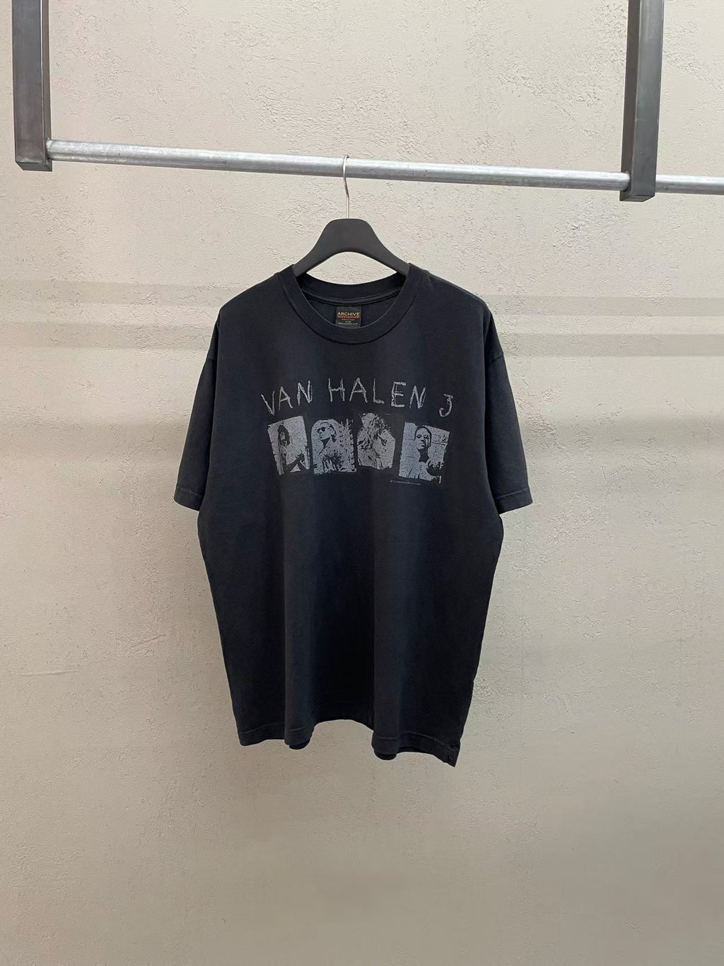 Van Halen 3 World Tour Archive Vintage Washed Tee