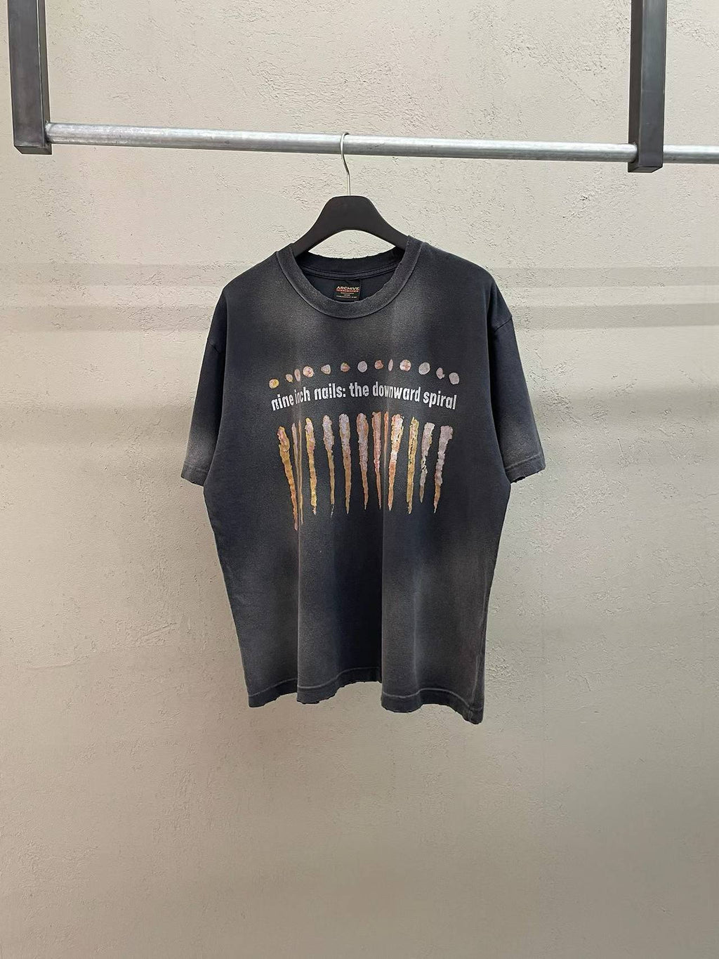 Nine Inch Nails The Downward Spiral Nails Archive Vintage Washed Tee