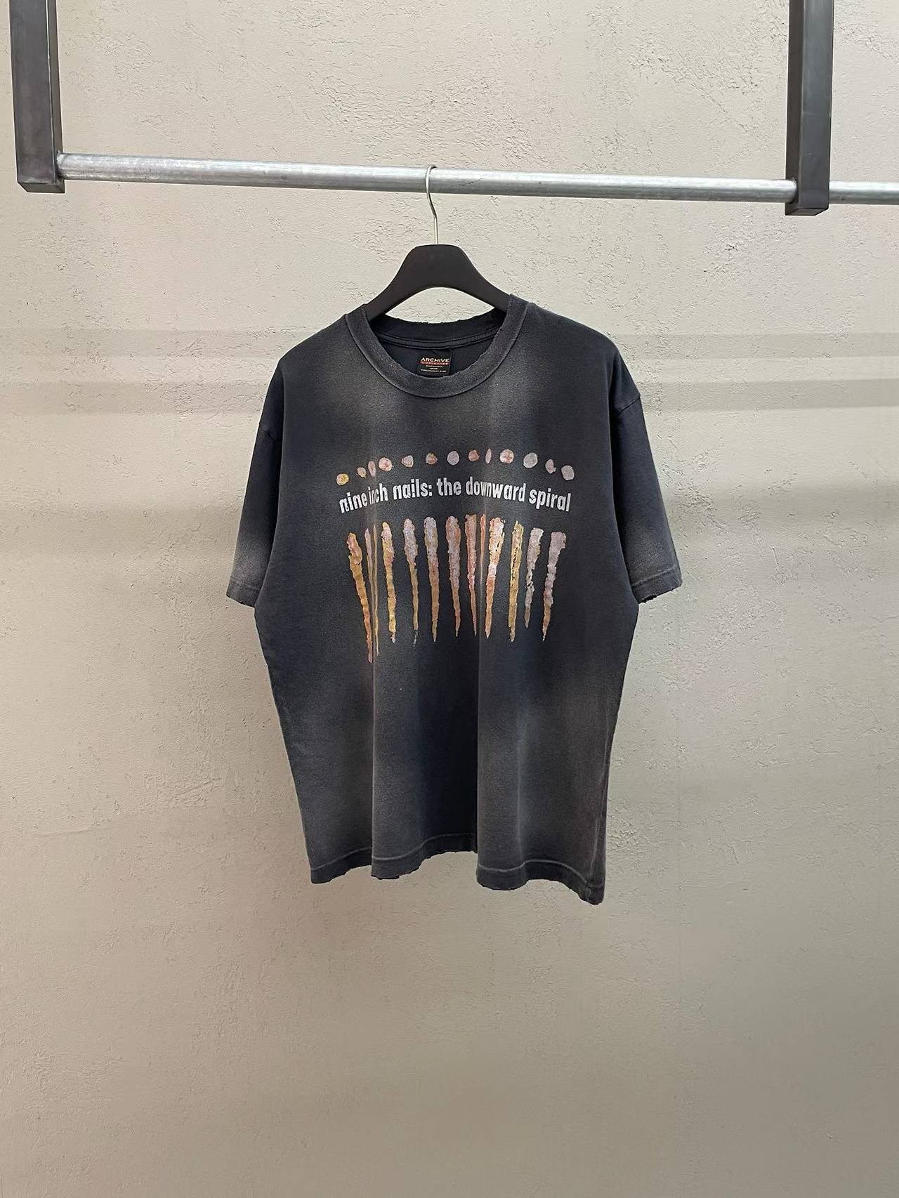 Nine Inch Nails The Downward Spiral Nails Archive Vintage Washed Tee