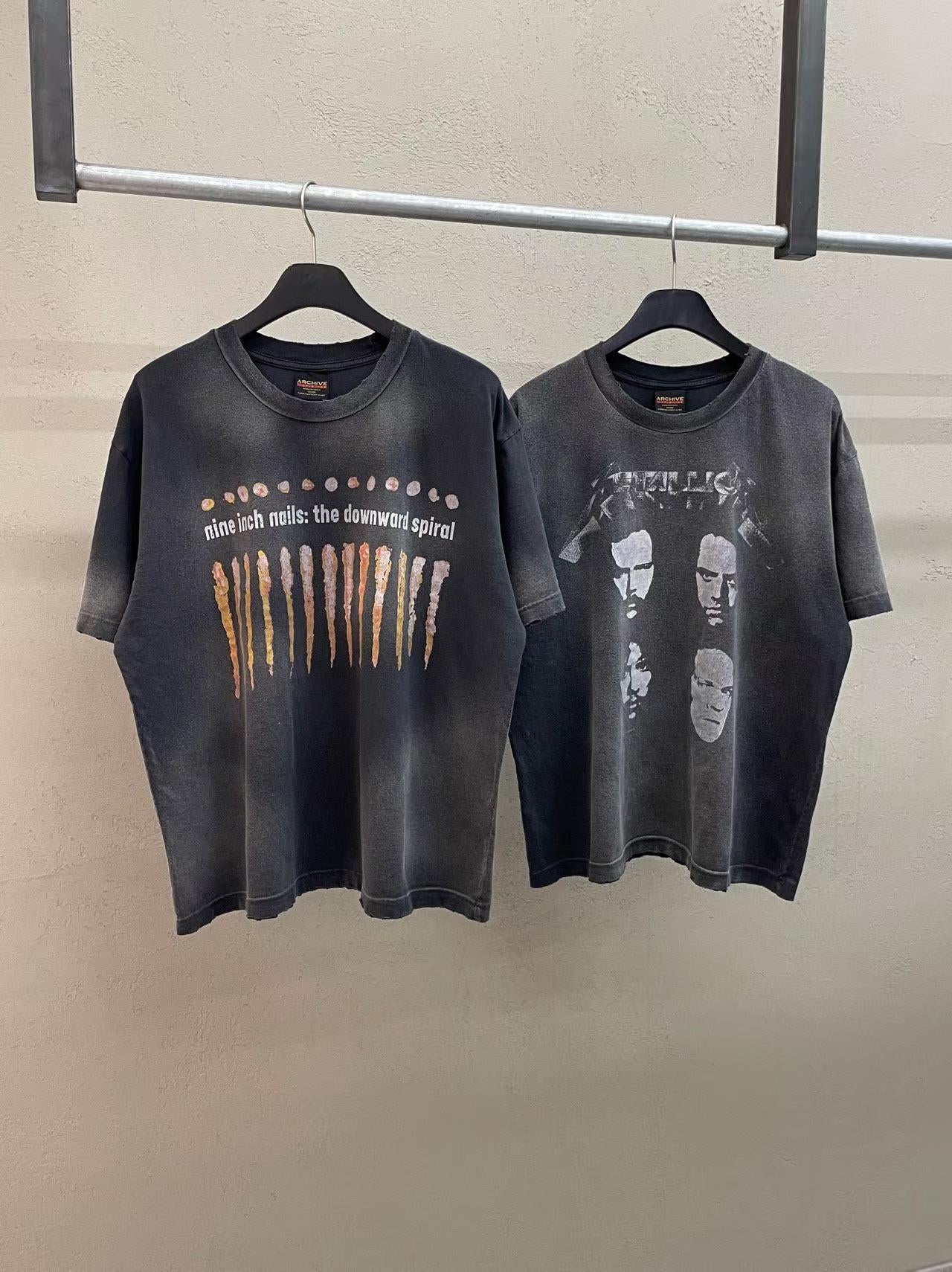 Nine Inch Nails The Downward Spiral Nails Archive Vintage Washed Tee