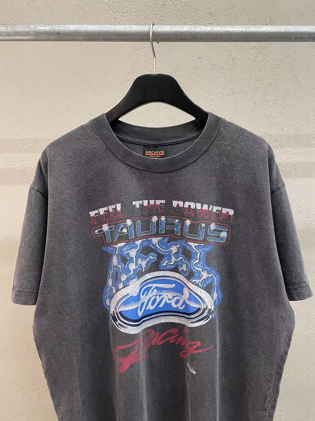 Ford Taurus Feel The Power Archive Vintage Washed Tee