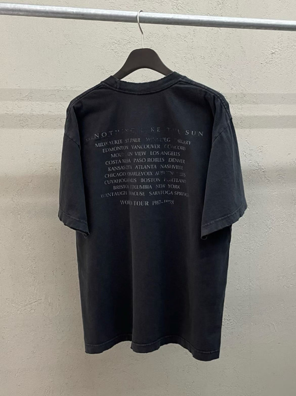Sting Nothing Like The Sun World Tour 1987-1988 Archive Vintage Washed Tee