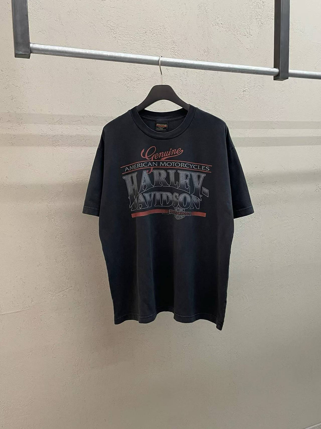 Harley-Davidson Inc. Tomahawk WI Est. 1903 Vintage Washed Tee