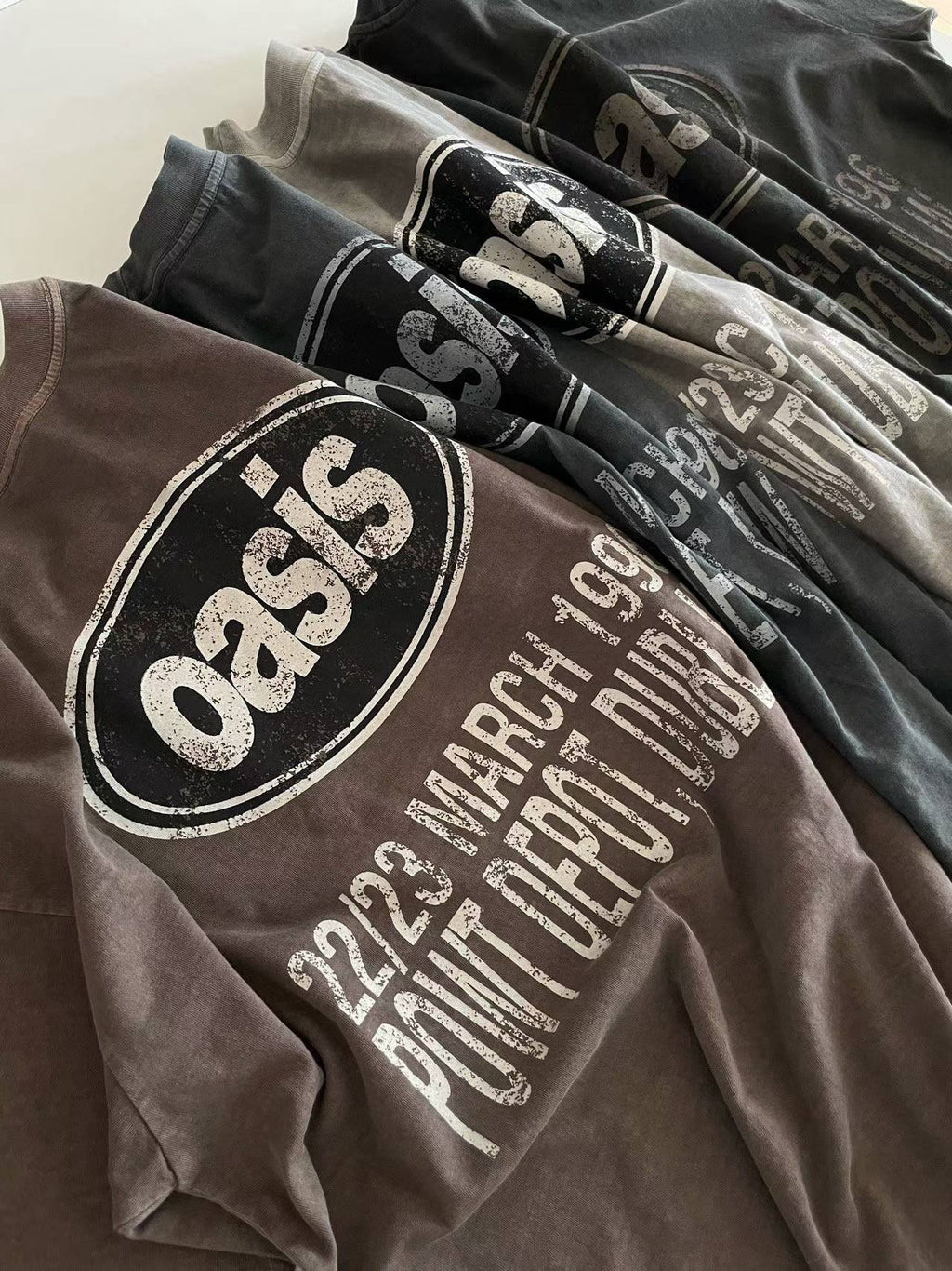Oasis Vintage Washed Tee
