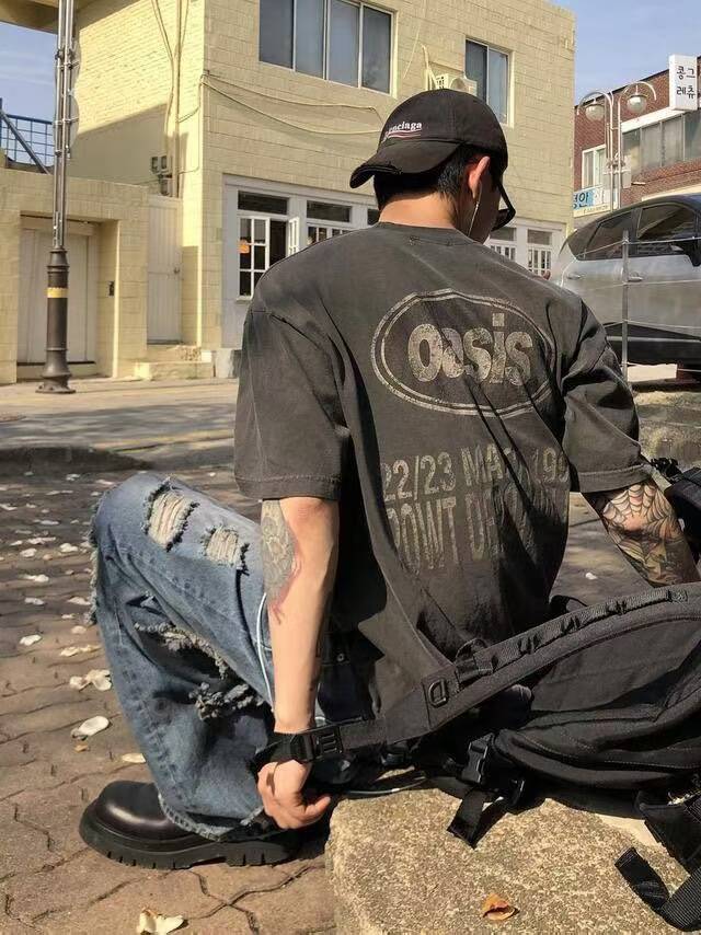 Oasis Vintage Washed Tee
