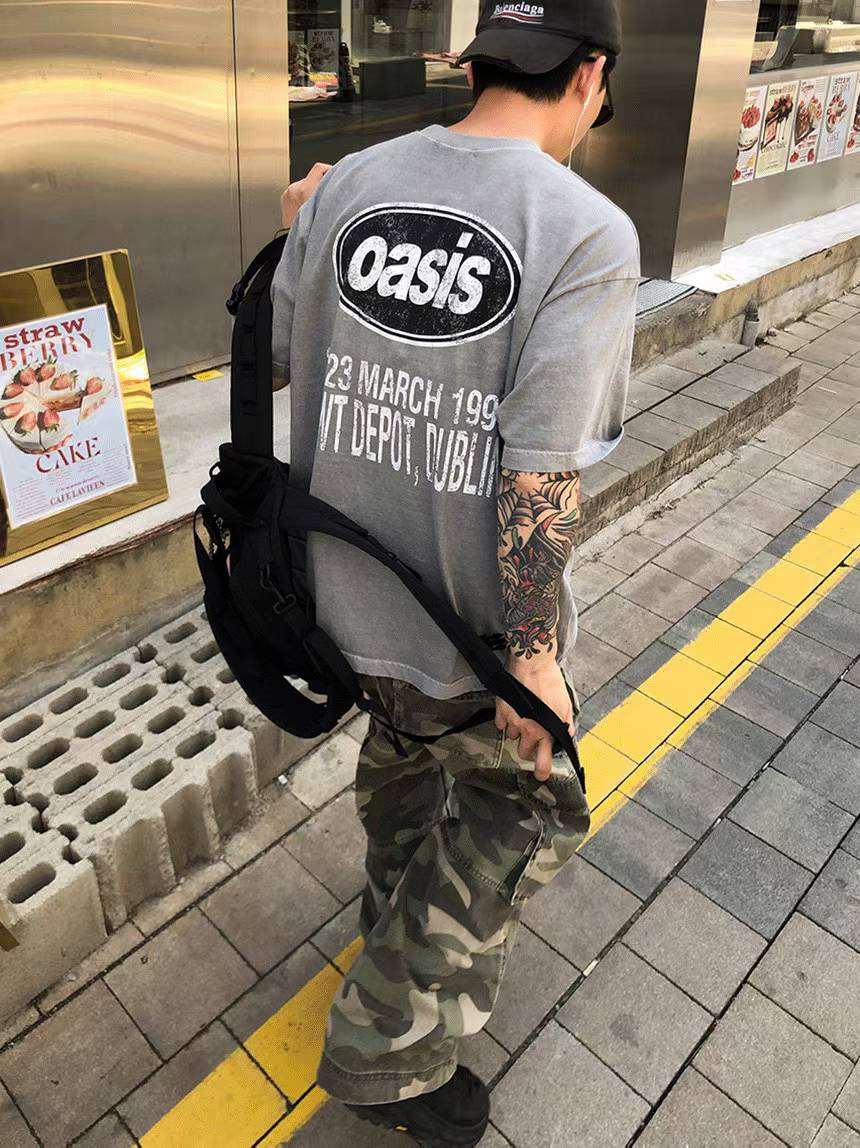 Oasis Vintage Washed Tee