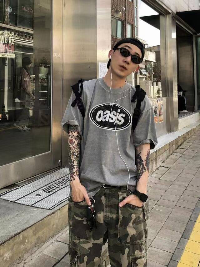 Oasis Vintage Washed Tee